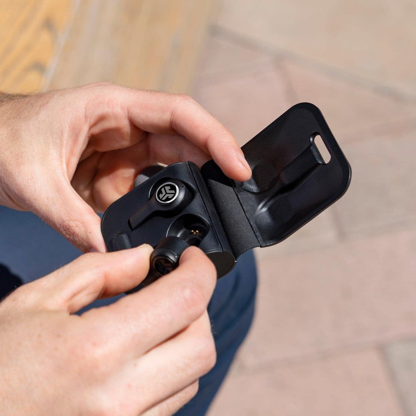 JLab JBuds Air Executive True Wireless Earbuds - Black