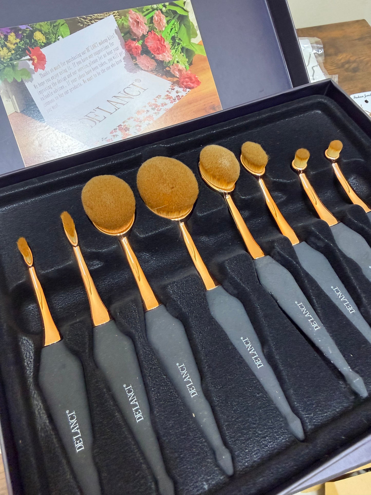 Delanci Makeup Brushes Set