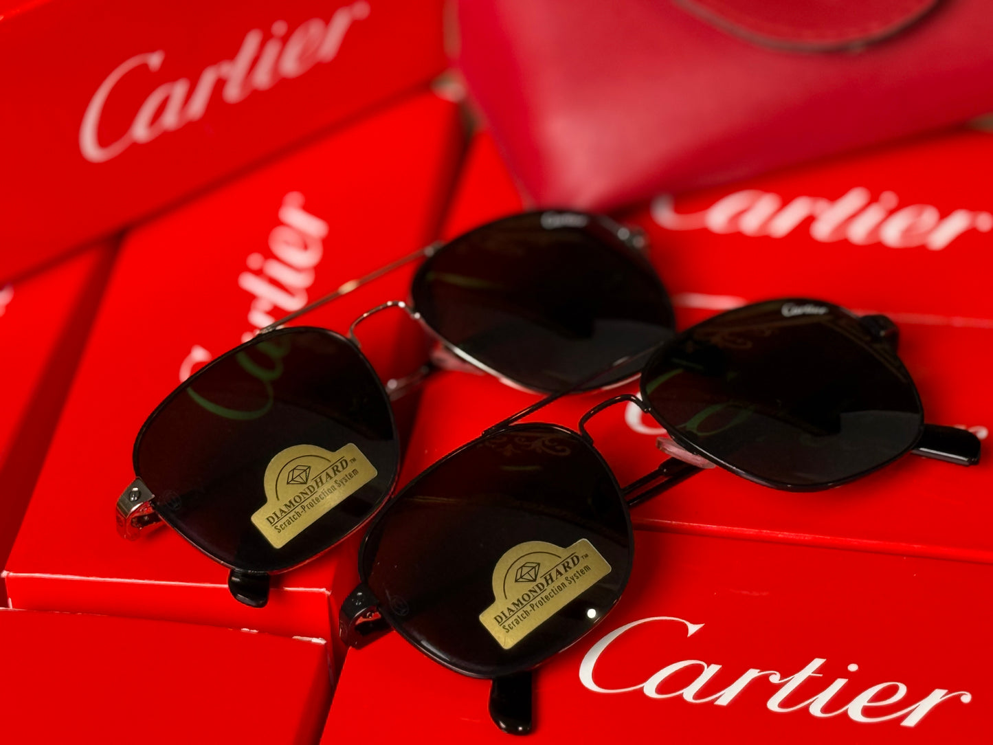 Imported sunglasses Cartier Silent