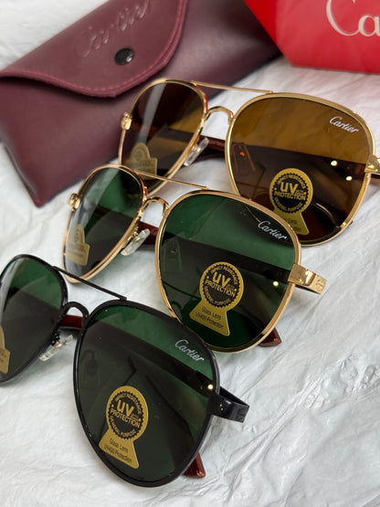 Imported Sunglasses Cartier Aviator