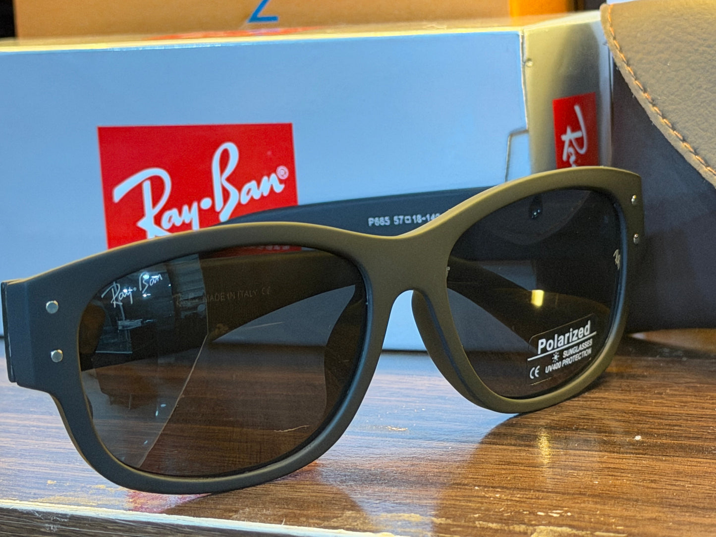 Imported Sunglasses RayBan Polorized Black