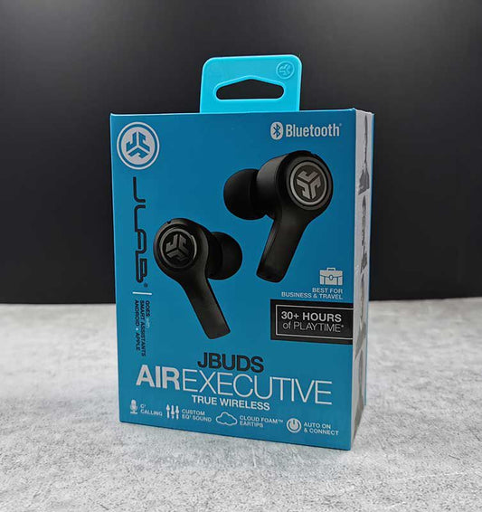 JLab JBuds Air Executive True Wireless Earbuds - Black