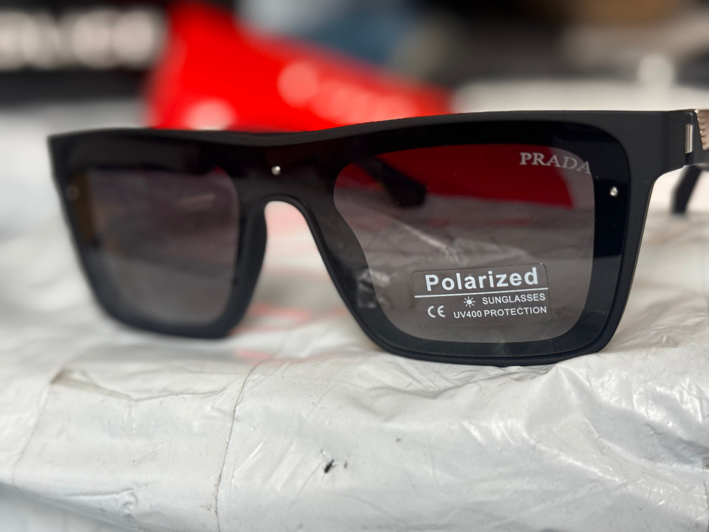 Imported Sunglasses Prada Gold Polorized