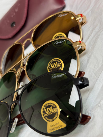 Imported Sunglasses Cartier Aviator