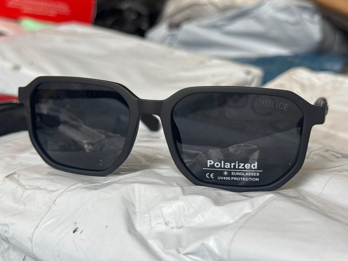 Imported Sunglasses Police Black Polorized