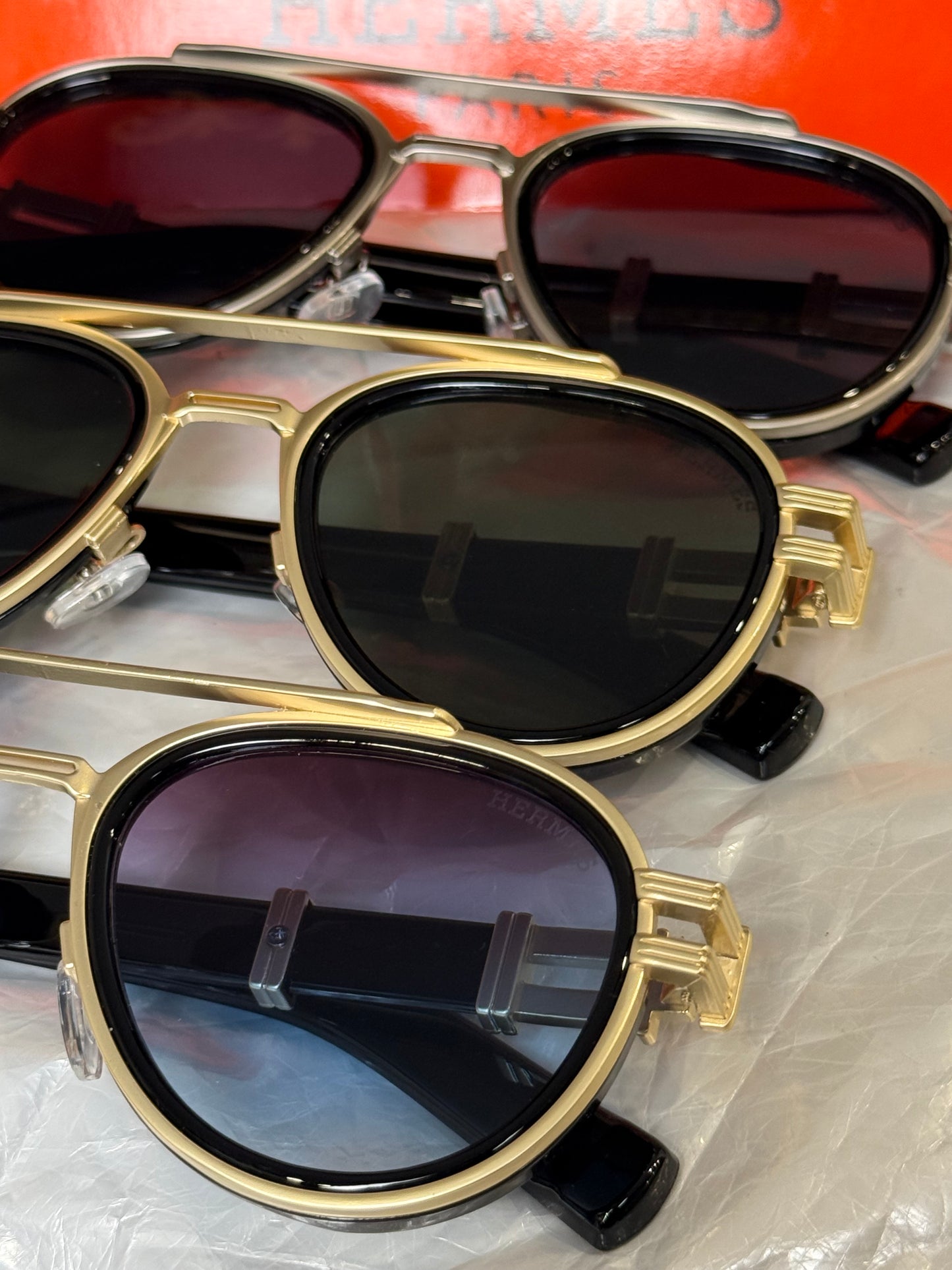 Imported Sunglasses Hermes Blue