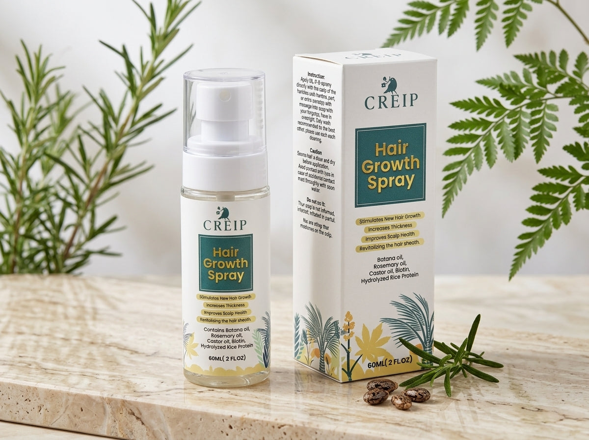 Pack of 2 CREIP Hair Growth Spray