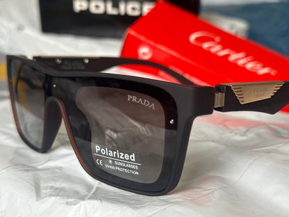 Imported Sunglasses Prada Gold Polorized