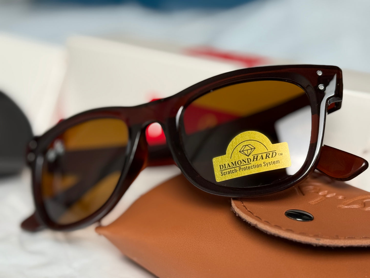 Imported Sunglasses RB Green & Brown